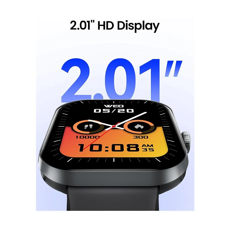 Haylou Watch S6 Black Bluetooth Calling Smart Watch - Image 2